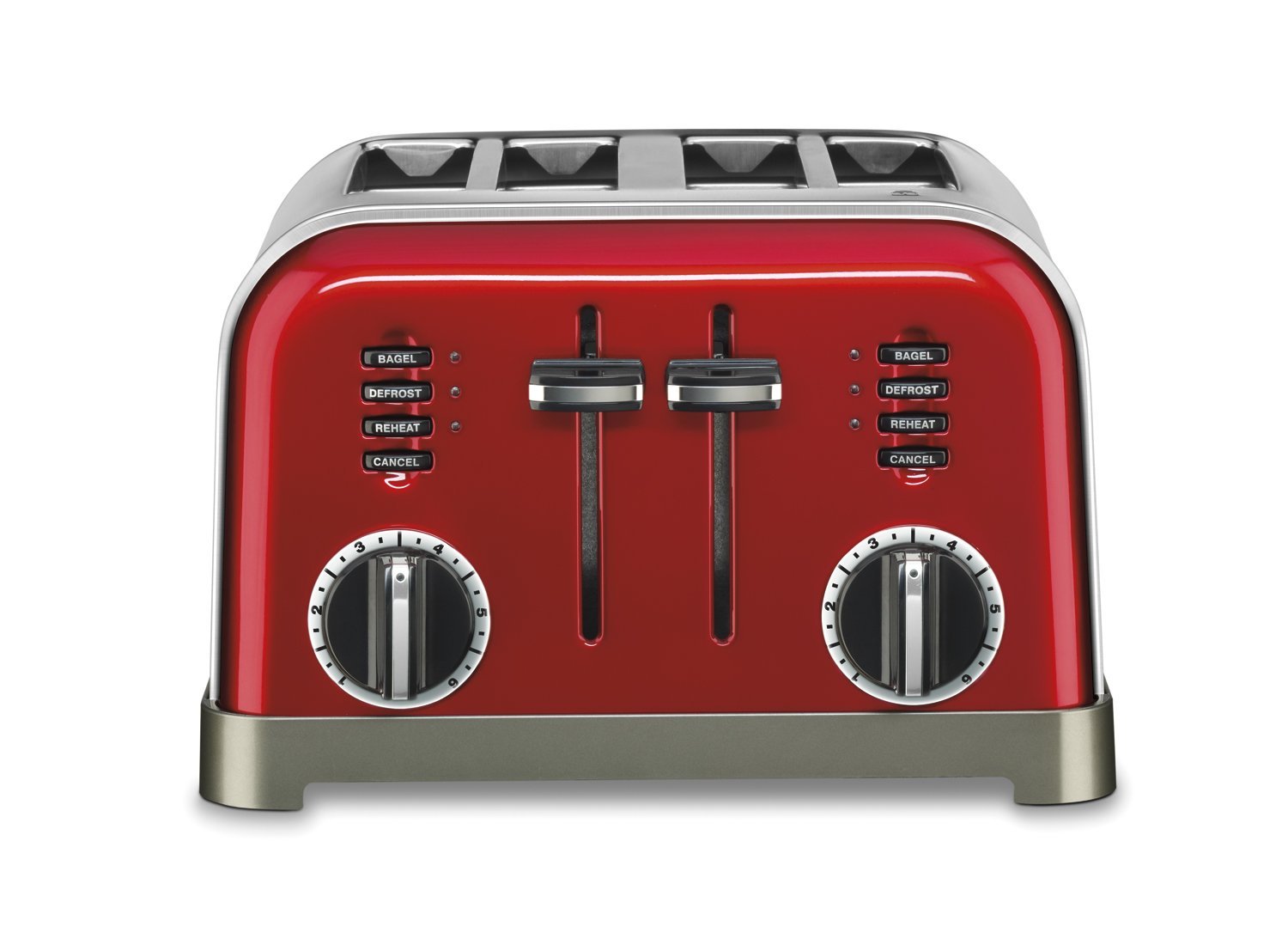 Cuisinart Cpt-180mr Metal Classic Toaster, 4 Slice, Metallic Red Cuisinart Cpt-180mr Metal Classic Toaster, 4 Slice, Metallic Red