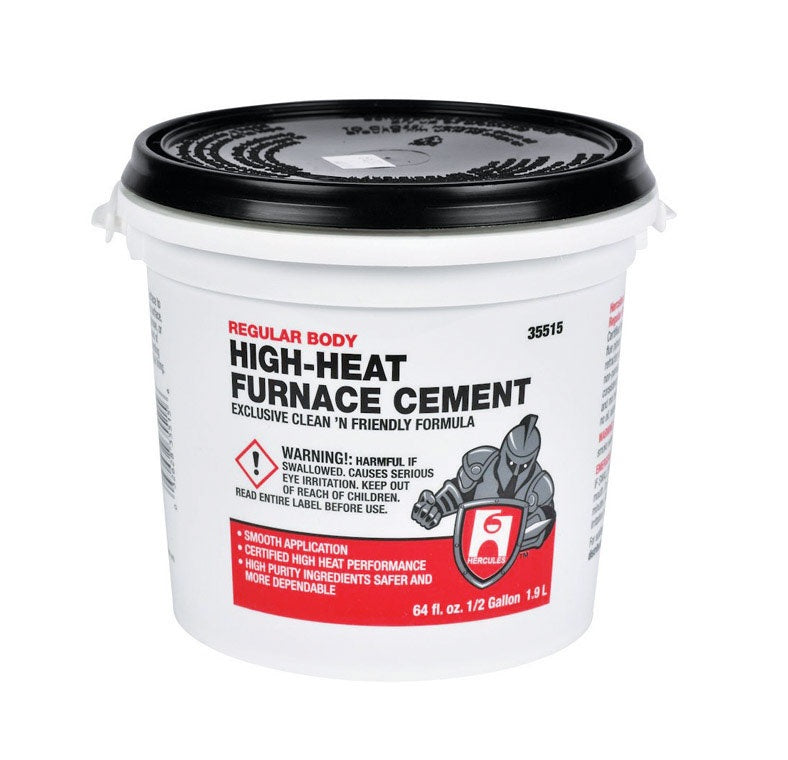 High-Heat Furnace & Stove Cement, shop fireplace goods & accessories at