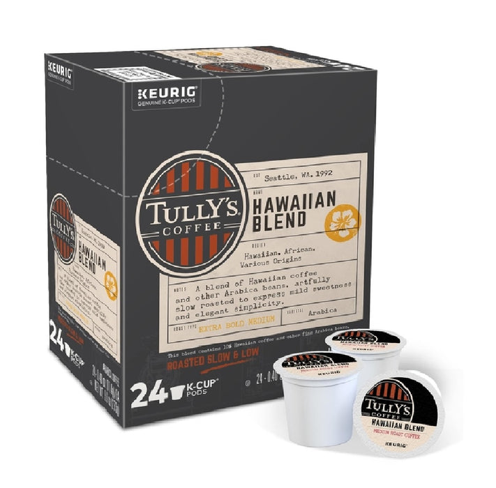 Keurig 5000330091 Tullys Hawaiian Blend Coffee K-Cups — lifeandhome.com