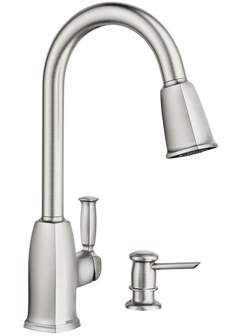 Online Store To Buy Moen Wellsley Pulldown Kitchen Faucet