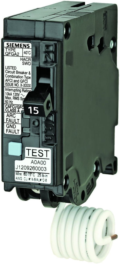 gfci and afci on same circuit