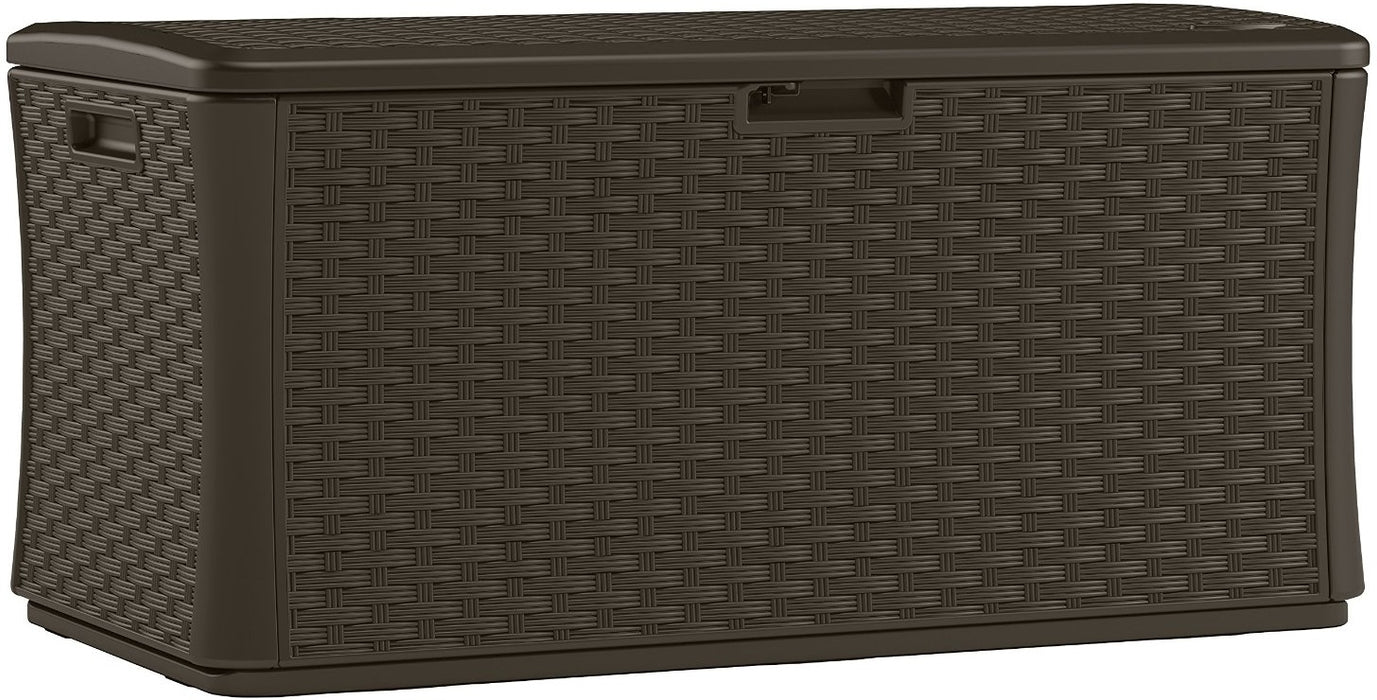 Shop Suncast Resin Wicker Deck Box online, lowest price with discount ...