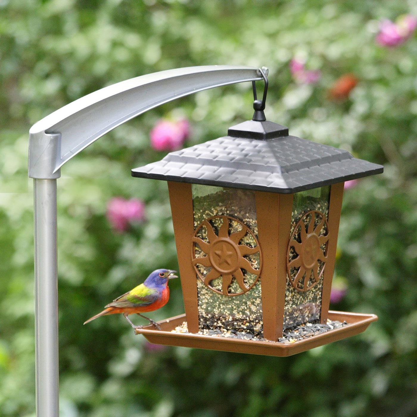 standing bird feeder pole