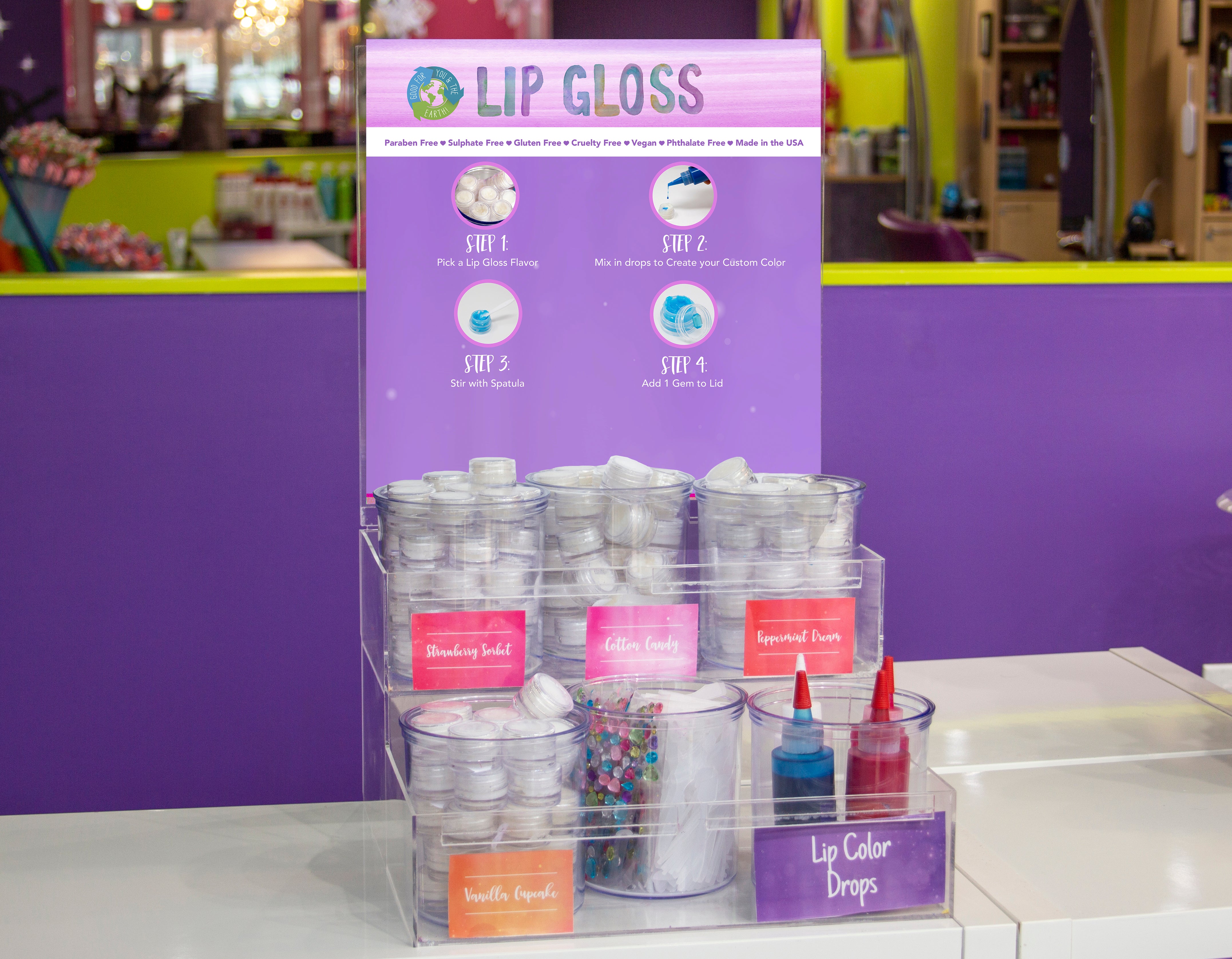 DIY Lip Gloss Making Kit - Lip Gloss Supplies to Make Your Own Lip Gloss,  Lip Gloss Making Supplies Set DIY Lip Gloss Kit for Girls, Beginner Lip