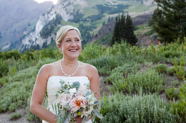 Utah mountain bride