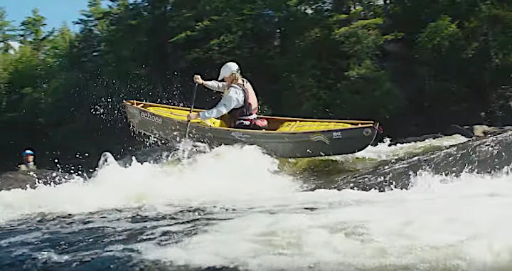 whitewater canoeist