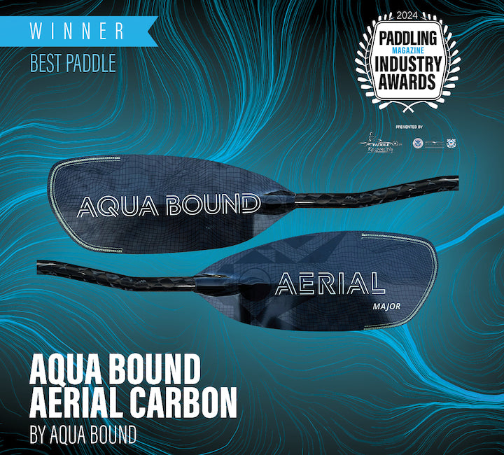 Best Paddle award graphic for Aqua Bound Aerial Carbon