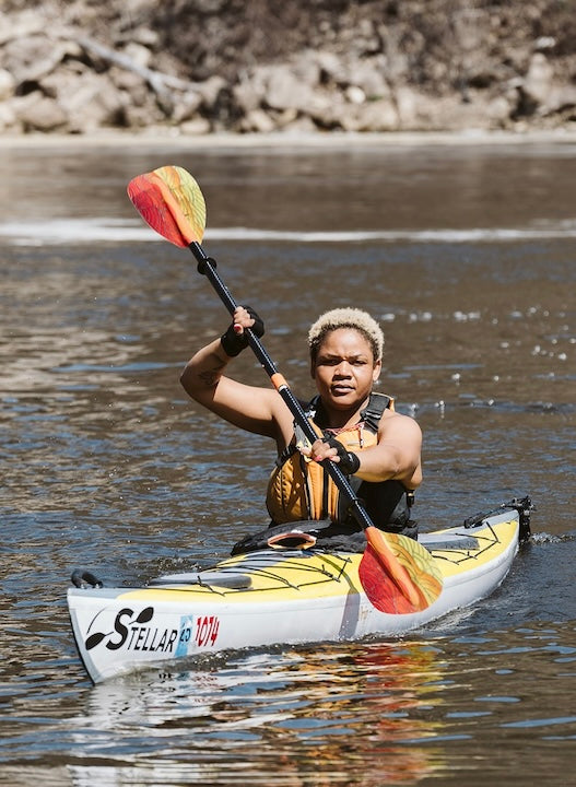 Devin Brown kayaks the Mississippi River