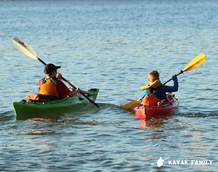 Ireland boys kayaking