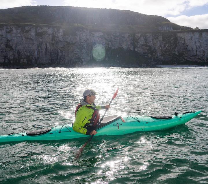 Ken Whiting kayaks Northern Ireland's Causeway Coast