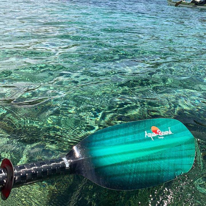 Aqua Bound's Tango Fiberglass kayak paddle