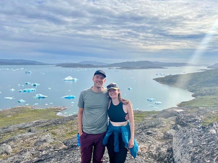 Evan and Luanne in Greenland