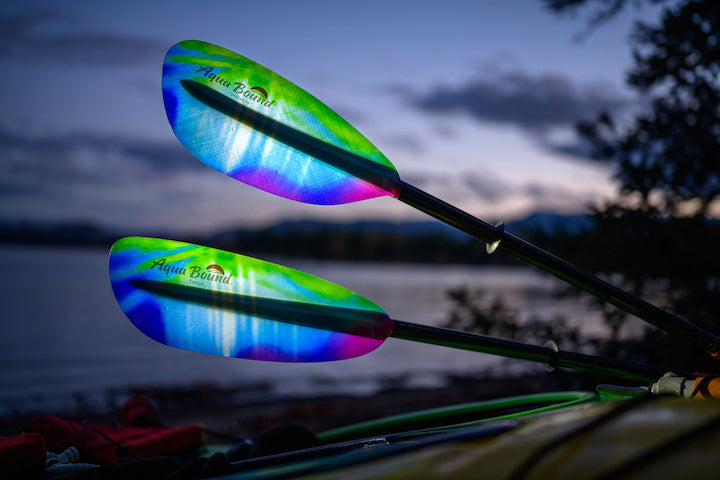 Aqua Bound's new Northern Lights kayak paddle color