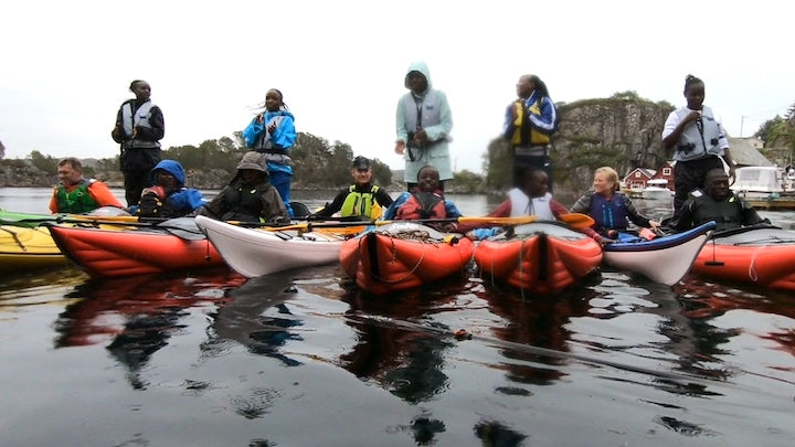 nigerian girls loved kayaking!