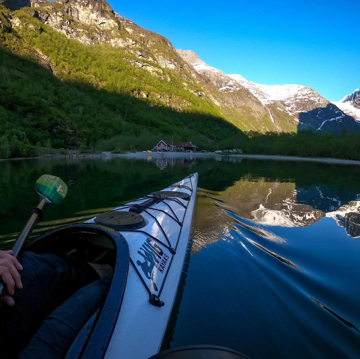 kayaking a Norway fjord
