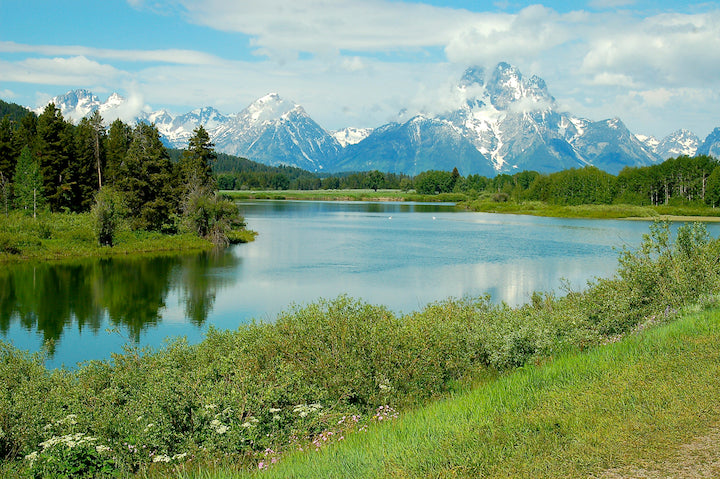 Snake River with Teton Range in the background