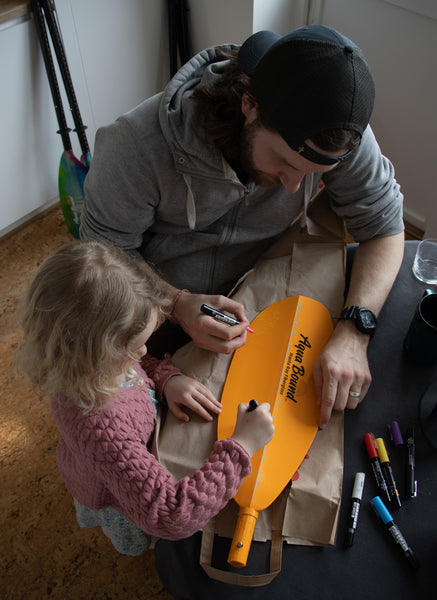 Harald and Astrid coloring on the Manta Ray 4-piece blad