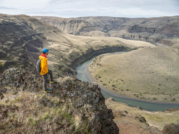 Scott on the hike around the horseshoe bend