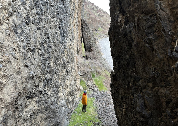 Hiking on the cliffs surrounding the John Day River