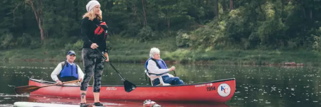 Paddling in the Poconos 