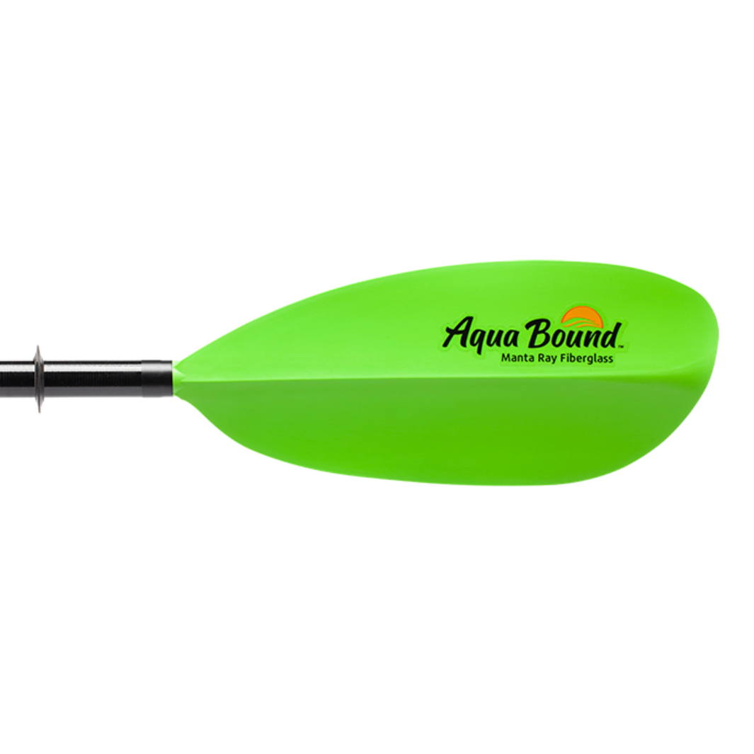 Aqua Bound Sting Ray Fiberglass 2-Piece Snap-Button Kayak Paddle