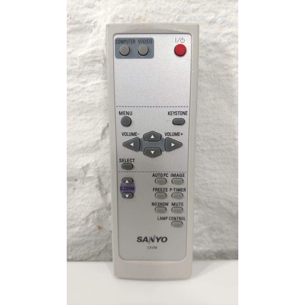 Sanyo CXVM LCD Projector Remote Control for PLCXU78 PLCXU101 PLCXU105