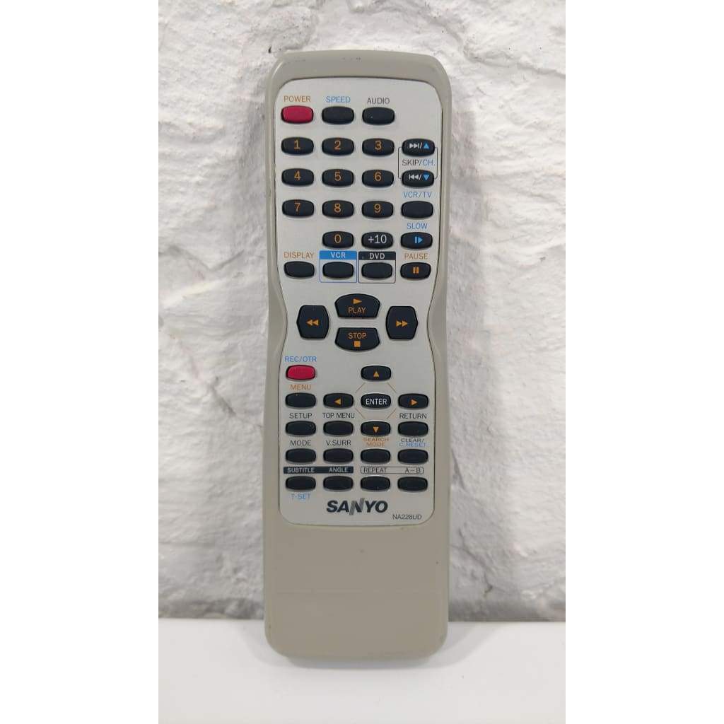 Sanyo NA228UD DVD VCR Combo Player Remote Control for DVW7100A Best