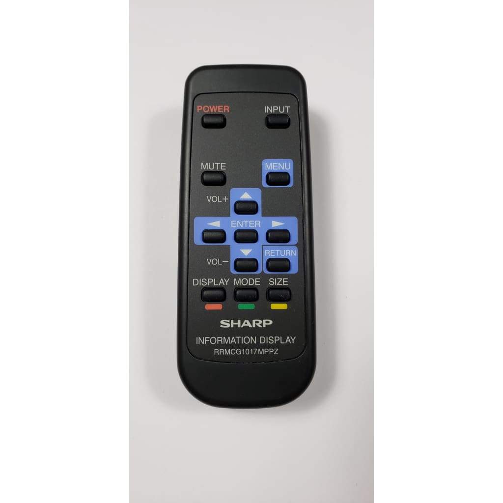 Sharp RRMCG1017MPPZ Display Connect LCD Monitor Remote Control Best