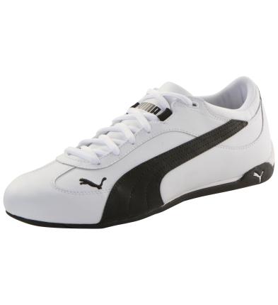 Puma, 304047-03, Fast Cat LEA, White 