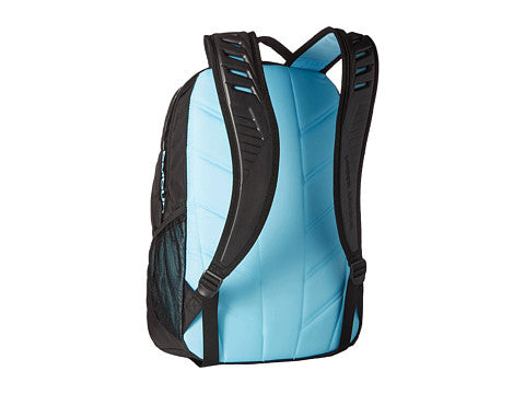 teal and black under armour backpack