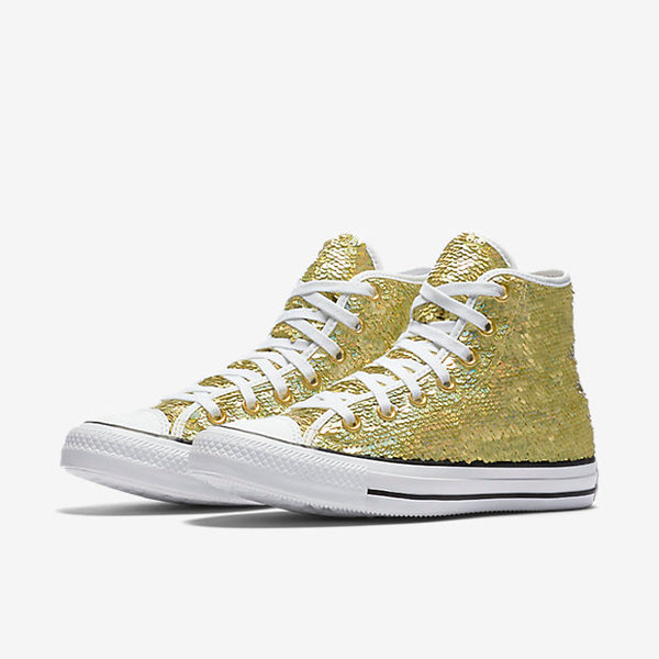 gold sequin converse sneakers