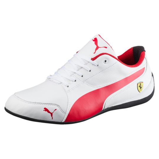 puma white rosso corsa