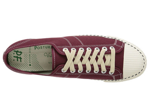 burgundy pf flyers