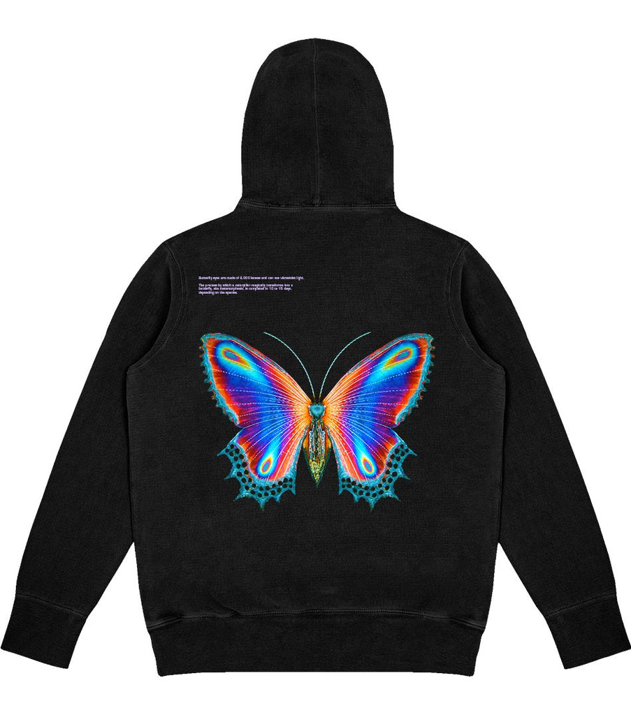 halsey multicolor butterfly hoodie