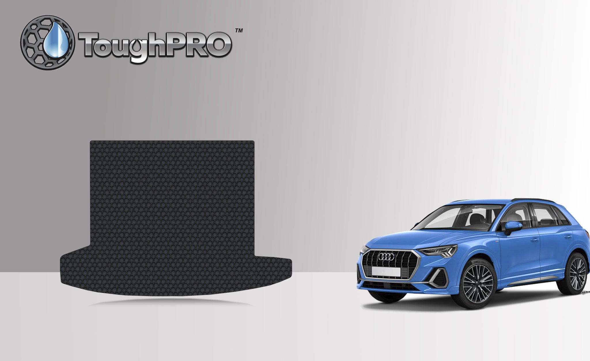 CUSTOM FIT FOR AUDI Q3 2022 Cargo Mat Down Position ToughPRO