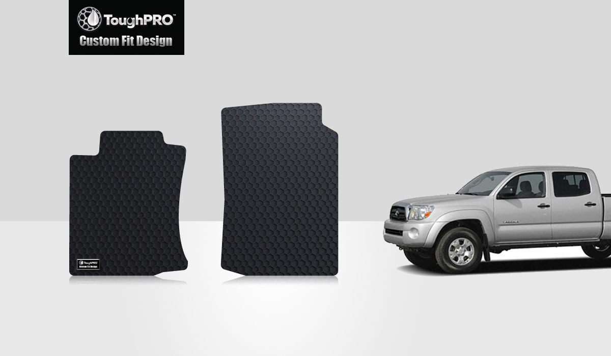 Toyota Tacoma 2010 Two Front Mats Double Cab Toughpro