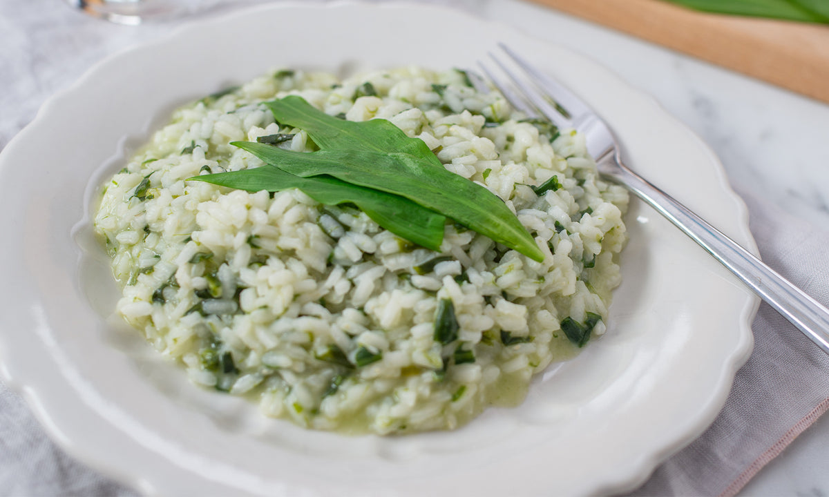 Bärlauch-Risotto [eiweißreiches Rezept] - VitaMoment