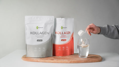 Falten vorbeugen: VitaMoment Kollagen-Pulver