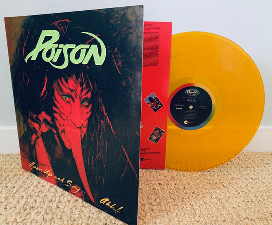 Poison - Open Up And Say... Ahh! 180g LP (Translucent Gold Vinyl)