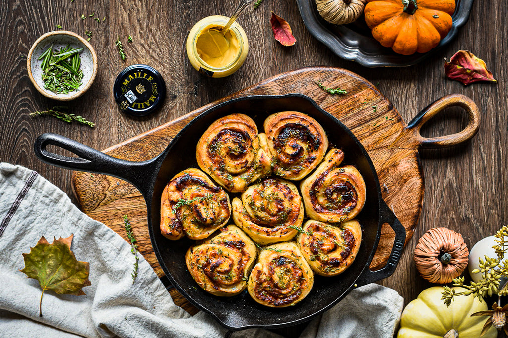 Maille Dijon Savory Holiday Rolls
