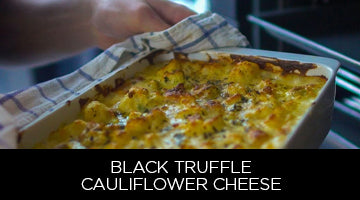 Maille, recipe, black truffle cauliflower cheese