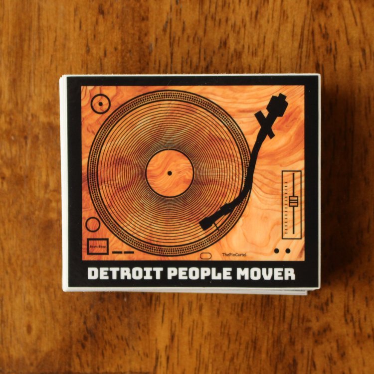 Detroit People Mover Sticker