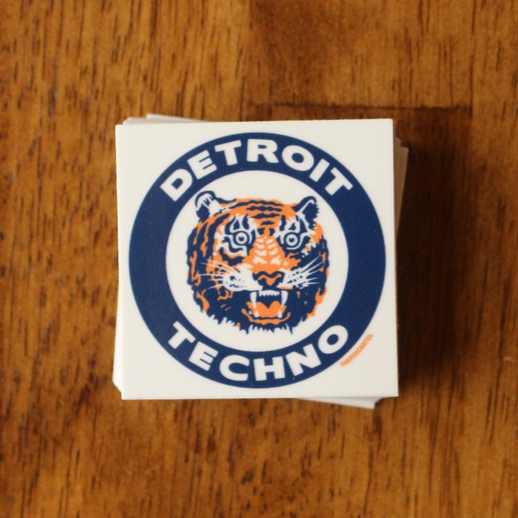 Detroit Techno Tigers Sticker