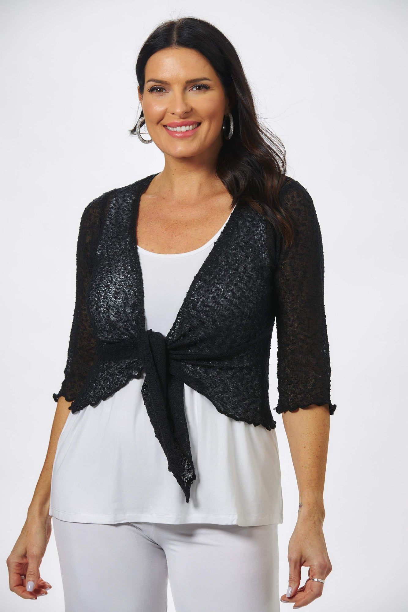 3/4 Sleeve Knit Shrug | Patchington