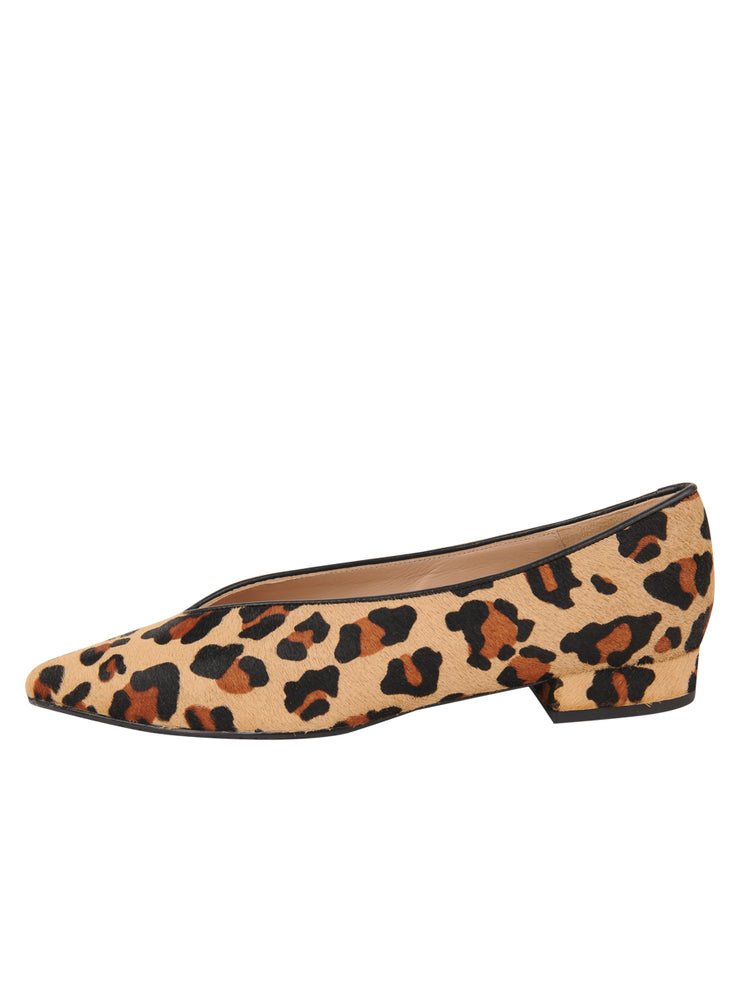 leopard pointed toe flats