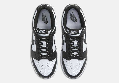 Image by Nike Dunk Low White Black from above
