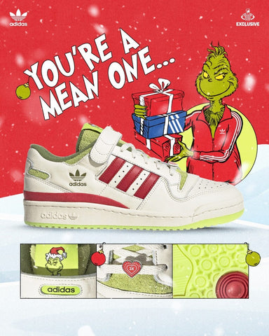The Grinch x Adidas Forum Low Pack grinch