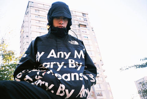 supreme x tnf by any means necessary