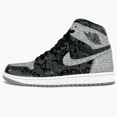 air jordan 1 high zwart wit