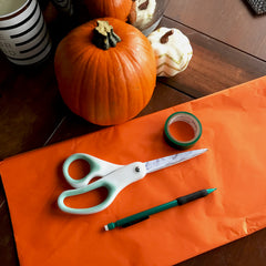 A craft showing how to make a pumpkin out of tissue paper.  Perfect for Fall and Halloween themed gifts! Could include candy, jewelry and more!